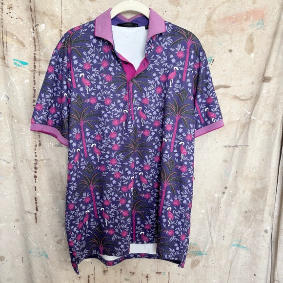 Greyson Palma Polo in Night Fall - Picture 1 of 4